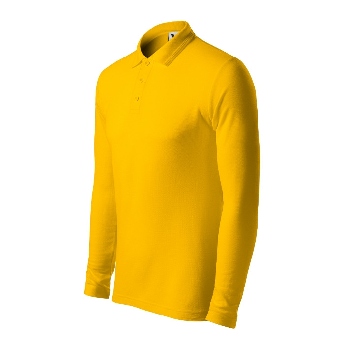 Polo homme Pique Polo LS 221 - jaune
