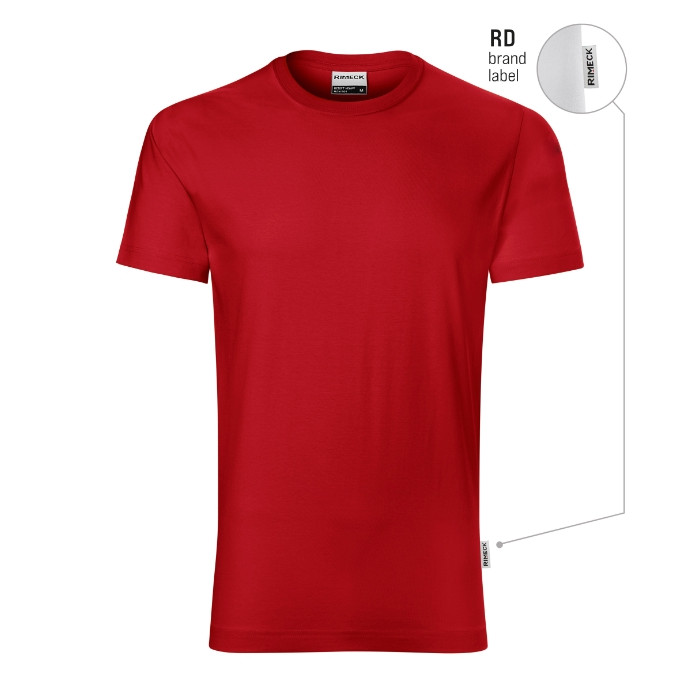 Tee-shirt homme Resist R01 - rouge 07 (brand label)