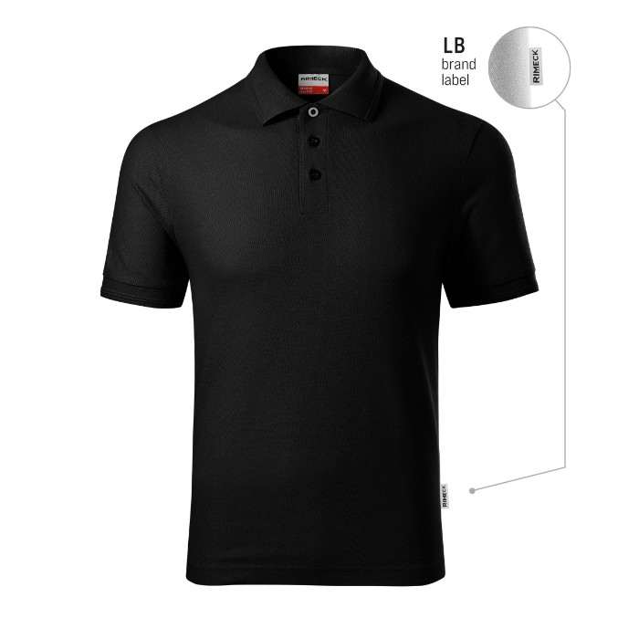 Polo homme Reserve R22 - noir 01 (brand label)