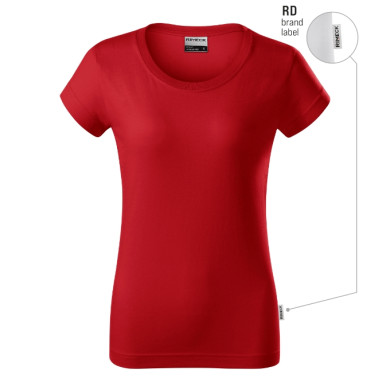 Tee-shirt femme Resist R02 - rouge 07 (brand label)