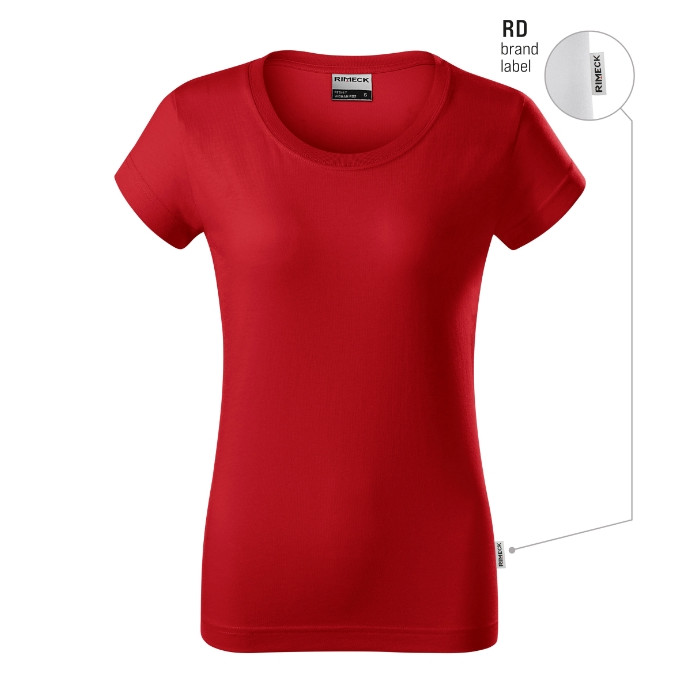 Tee-shirt femme Resist R02 - rouge 07 (brand label)