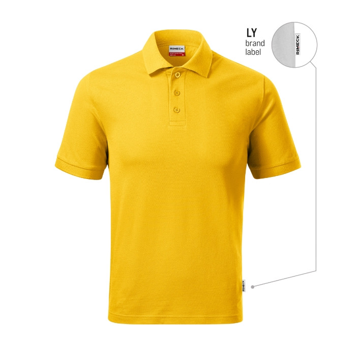 Polo homme Resist Heavy Polo R20 - jaune 04 (brand label)