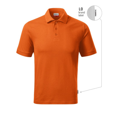 Polo homme Resist Heavy Polo R20 - orange 11 (brand label)