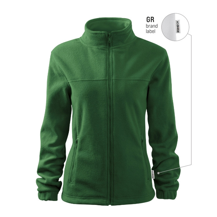 Fleece femme Jacket 504 - vert bouteille 06 (brand label)