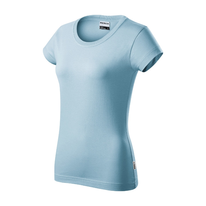 Tee-shirt femme Resist R02 - bleu ciel 15 (brand label)