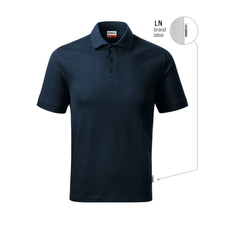 Polo homme Resist Heavy Polo R20 - bleu marine 02 (brand label)