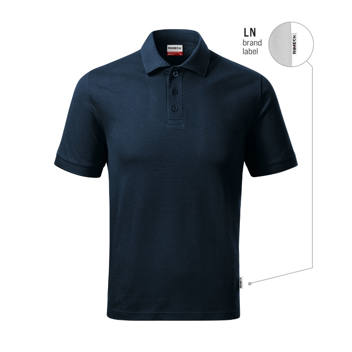 Polo homme Resist Heavy Polo R20 - bleu marine 02 (brand label)