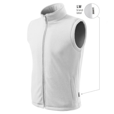 Gilet polaire unisex Next 518 - blanc 00 (brand label)