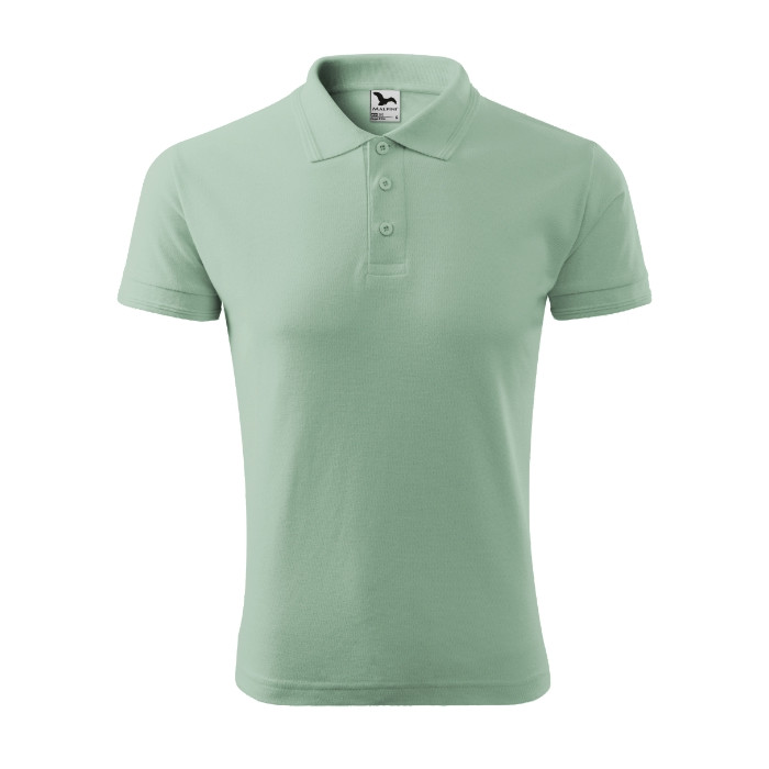 Polo homme Pique Polo 203 - vert sauge