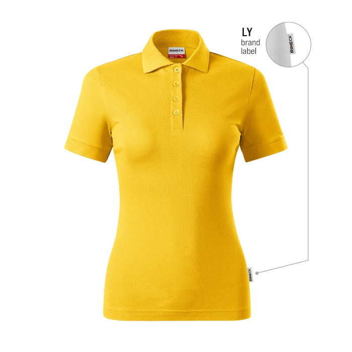 Polo femme Resist Heavy Polo R21 - jaune 04 (brand label)