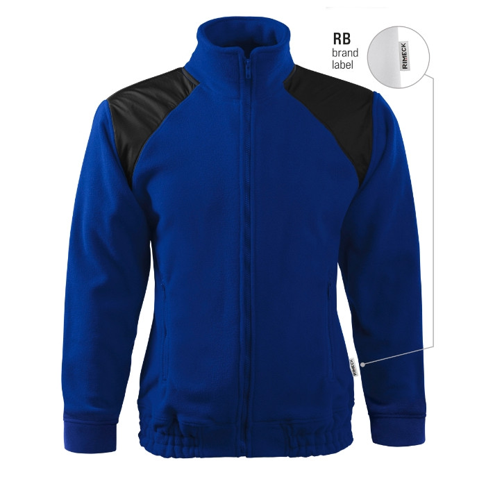 Fleece unisex Jacket Hi-Q 506 - bleu royal 05 (brand label)