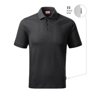 Polo homme Resist Heavy Polo R20 - ebony gray 94 (brand label)
