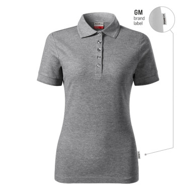 Polo femme Reserve R23 - gris chiné foncé 12 (brand label)
