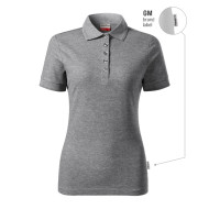 Polo femme Reserve R23 - gris chiné foncé 12 (brand label)