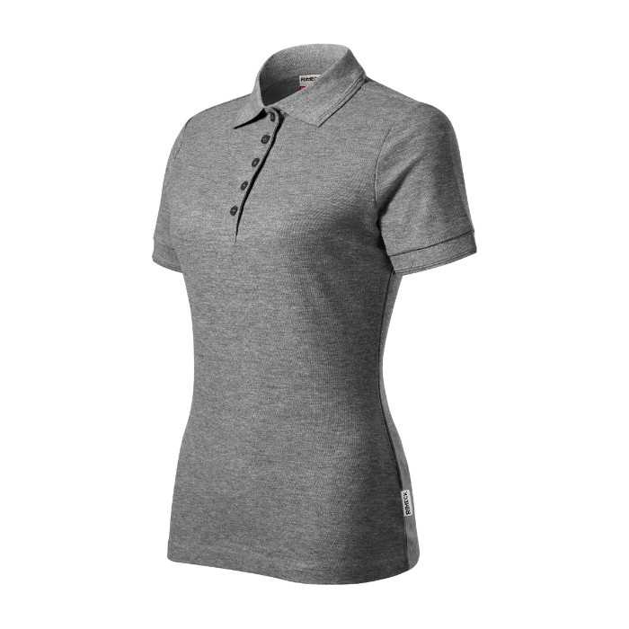 Polo femme Reserve R23 - gris chiné foncé 12 (brand label)