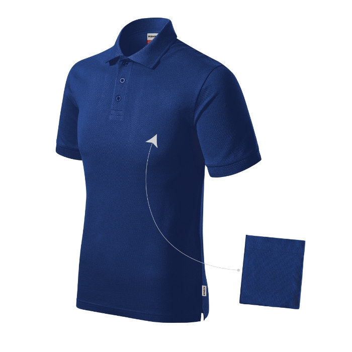 Polo homme Resist Heavy Polo R20 - bleu royal 05 (brand label)