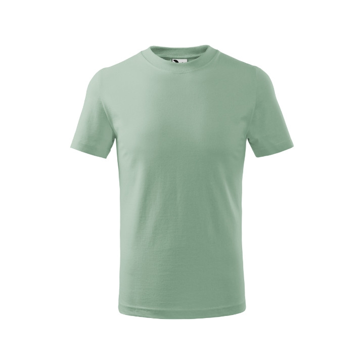 Tee-shirt enfant Basic 138 - vert sauge