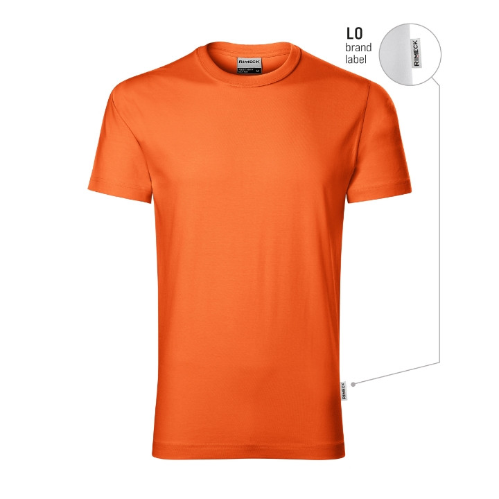 Tee-shirt homme Resist heavy R03 - orange 11 (brand label)