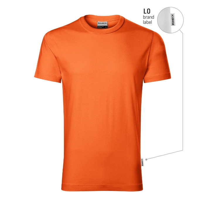 Tee-shirt homme Resist heavy R03 - orange 11 (brand label)