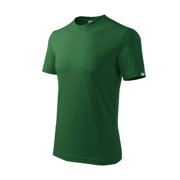 Tee-shirt unisex Base R06 - vert bouteille 06 (brand label)