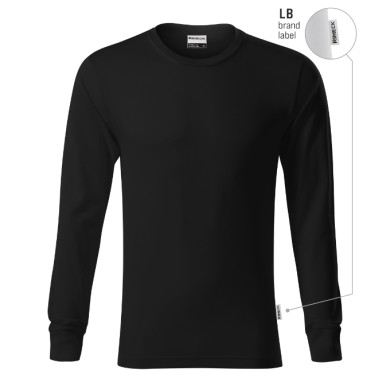 Tee-shirt unisex Resist LS R05 - noir 01 (brand label)