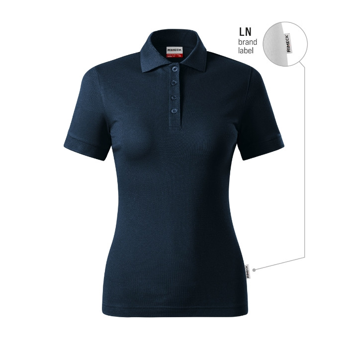 Polo femme Resist Heavy Polo R21 - bleu marine 02 (brand label)
