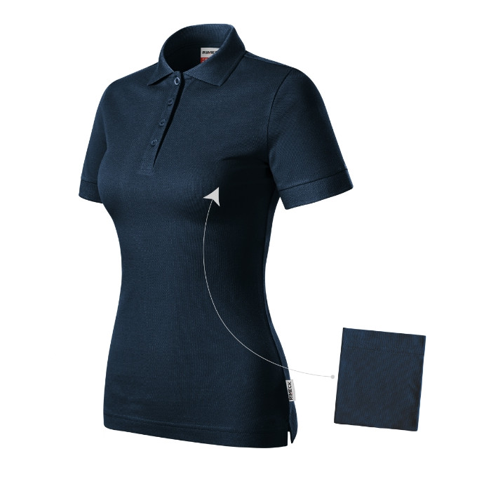 Polo femme Resist Heavy Polo R21 - bleu marine 02 (brand label)