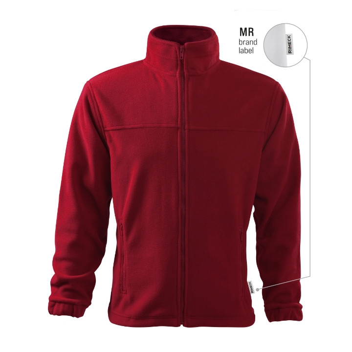 Fleece homme Jacket 501 - rouge marlboro 23 (brand label)