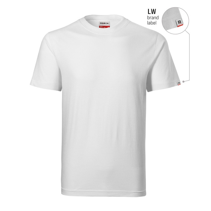 Tee-shirt unisex Base R06 - blanc 00 (brand label)