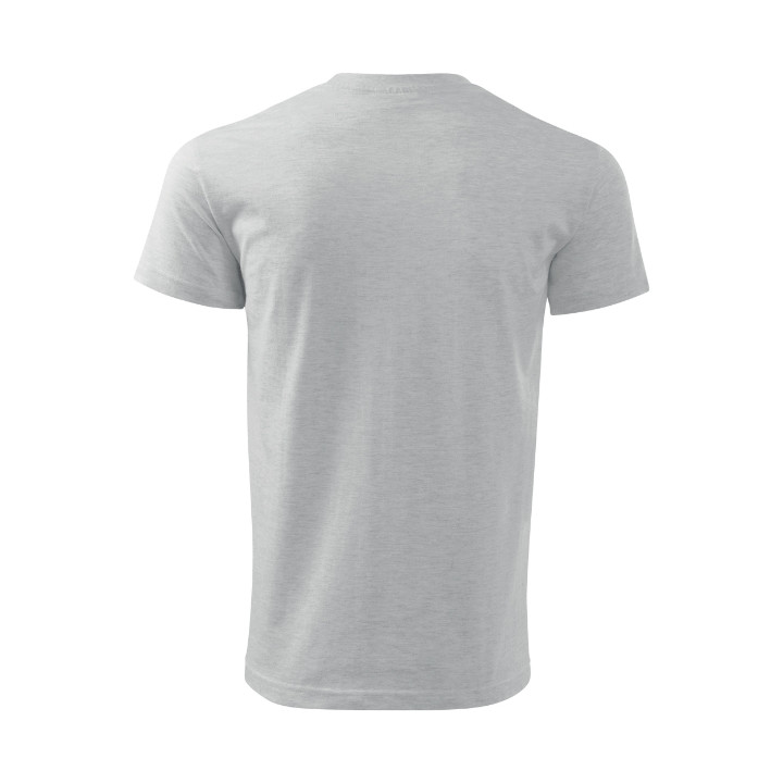 Tee-shirt homme Basic 129 - gris chiné clair