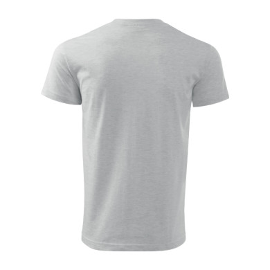 Tee-shirt homme Basic 129 - gris chiné clair