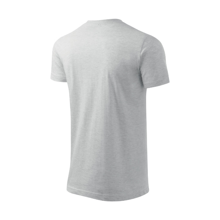 Tee-shirt homme Basic 129 - gris chiné clair