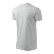 Tee-shirt homme Basic 129 - gris chiné clair