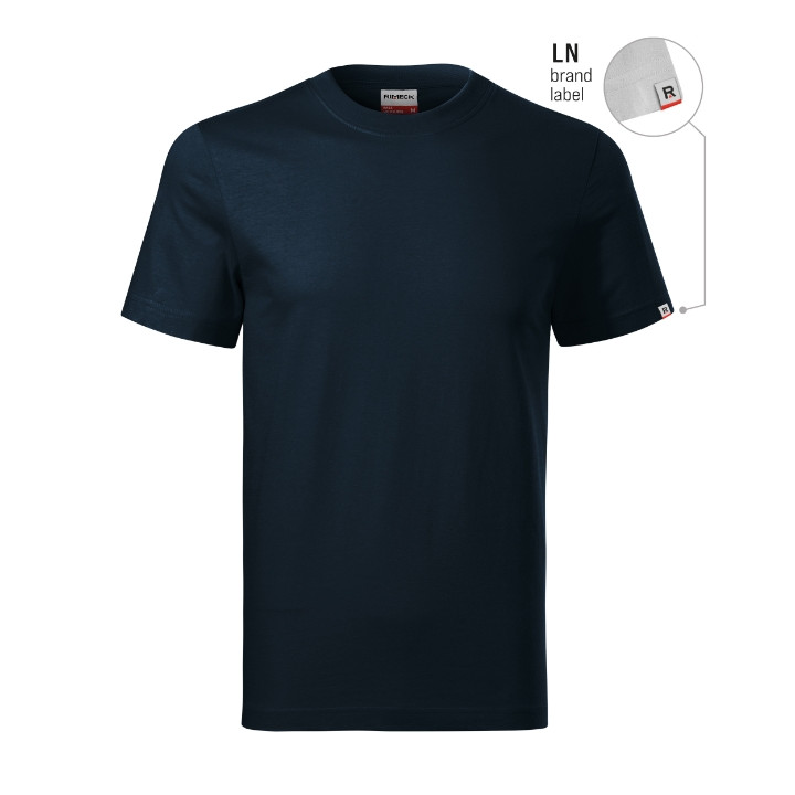 Tee-shirt unisex Base R06 - bleu marine 02 (brand label)