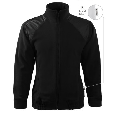 Fleece unisex Jacket Hi-Q 506 - noir 01 (brand label)