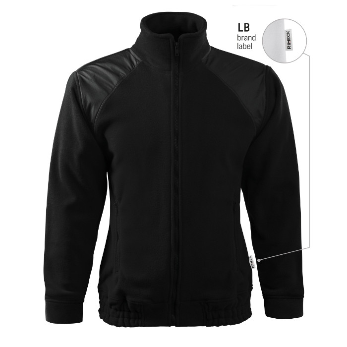 Fleece unisex Jacket Hi-Q 506 - noir 01 (brand label)