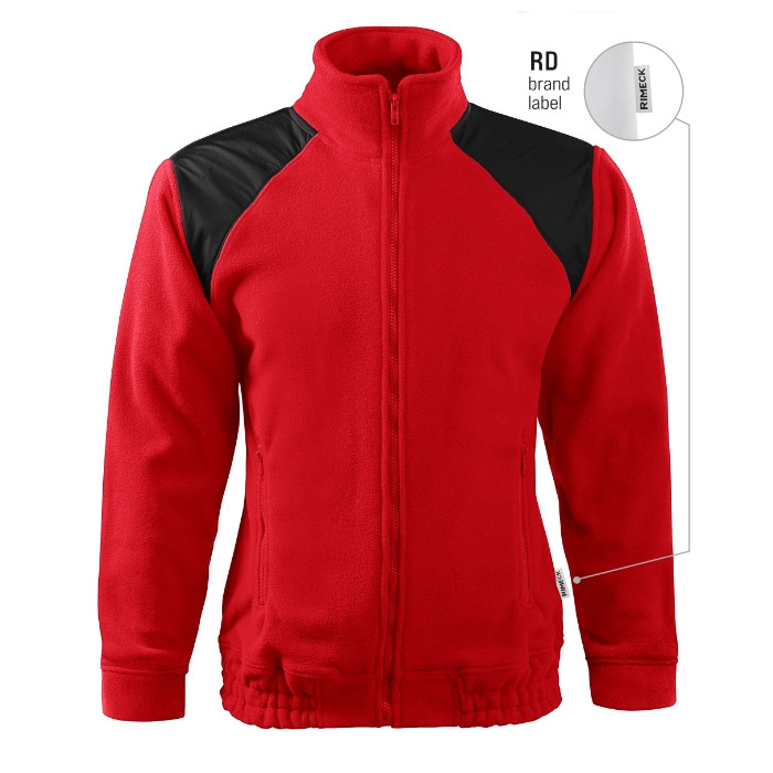 Fleece unisex Jacket Hi-Q 506 - rouge 07 (brand label)