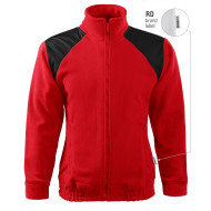 Fleece unisex Jacket Hi-Q 506 - rouge 07 (brand label)