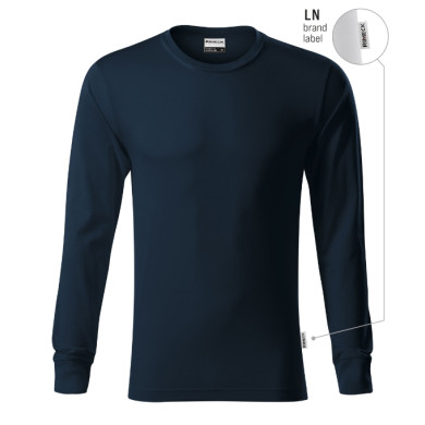 Tee-shirt unisex Resist LS R05 - bleu marine 02 (brand label)