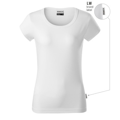 Tee-shirt femme Resist R02 - blanc 00 (brand label)