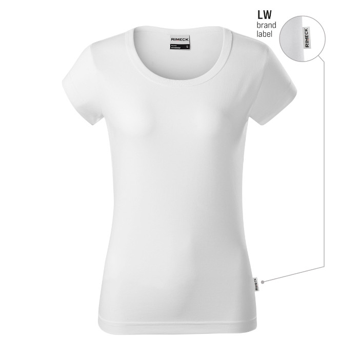 Tee-shirt femme Resist R02 - blanc 00 (brand label)