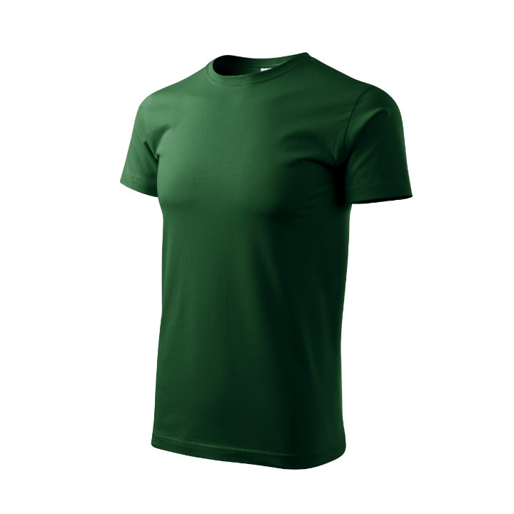 Tee-shirt homme Basic 129 - vert bouteille