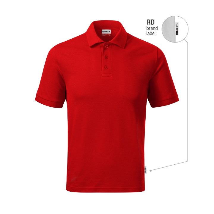 Polo homme Resist Heavy Polo R20 - rouge 07 (brand label)