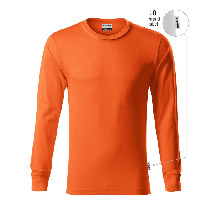 Tee-shirt unisex Resist LS R05 - orange 11 (brand label)
