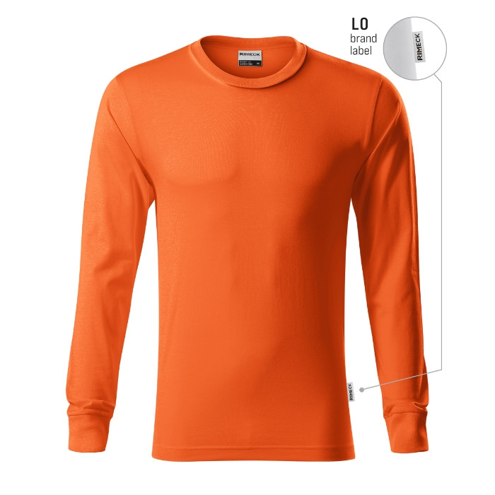 Tee-shirt unisex Resist LS R05 - orange 11 (brand label)