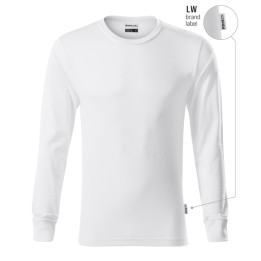 Tee-shirt unisex Resist LS R05 - blanc 00 (brand label)