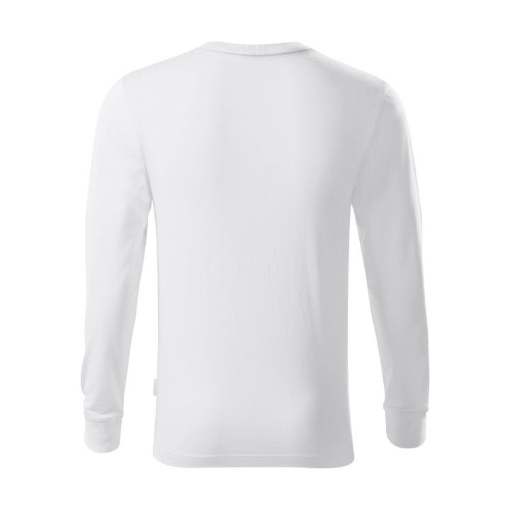 Tee-shirt unisex Resist LS R05 - blanc 00 (brand label)