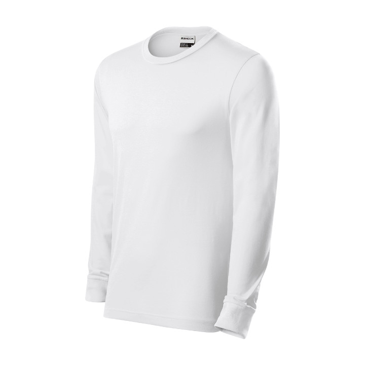 Tee-shirt unisex Resist LS R05 - blanc 00 (brand label)