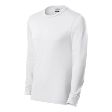 Tee-shirt unisex Resist LS R05 - blanc 00 (brand label)