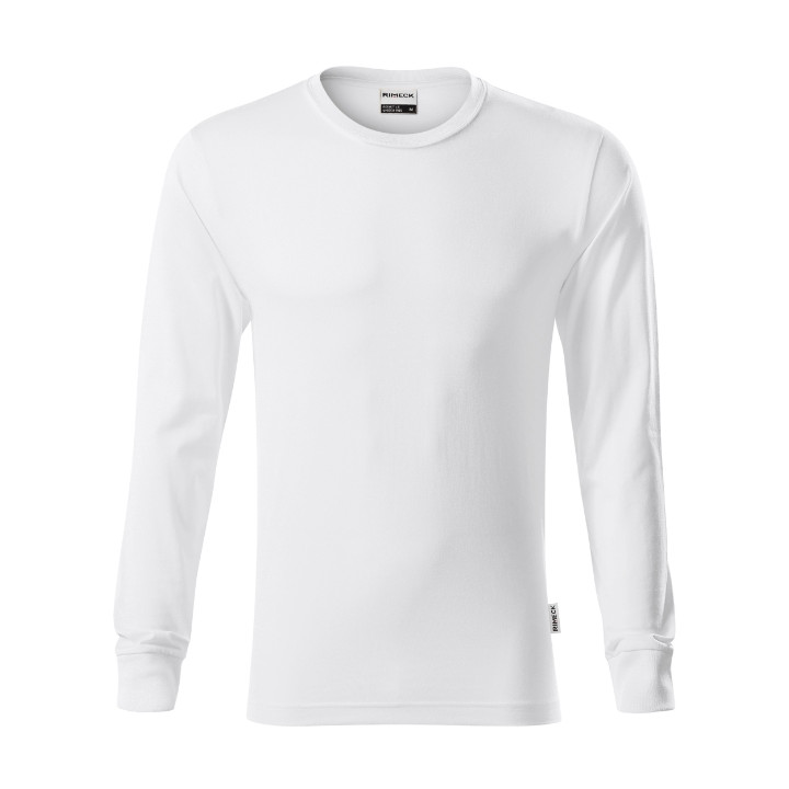 Tee-shirt unisex Resist LS R05 - blanc 00 (brand label)